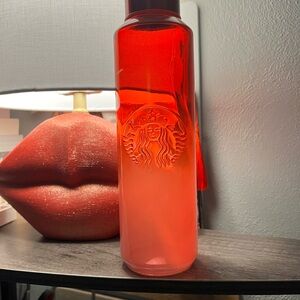 Starbucks water bottle Red ombré